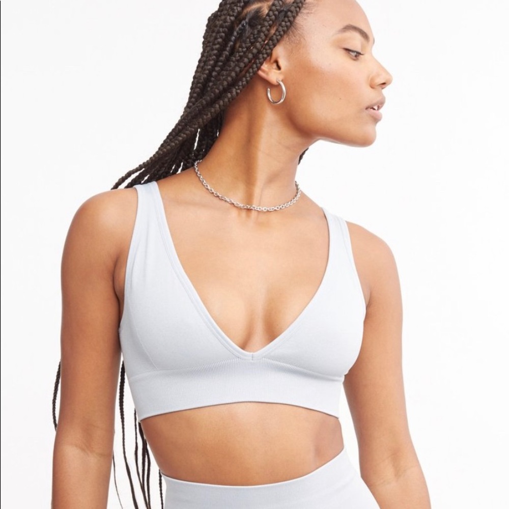 Shop weworewhat pearl blue sports bra
